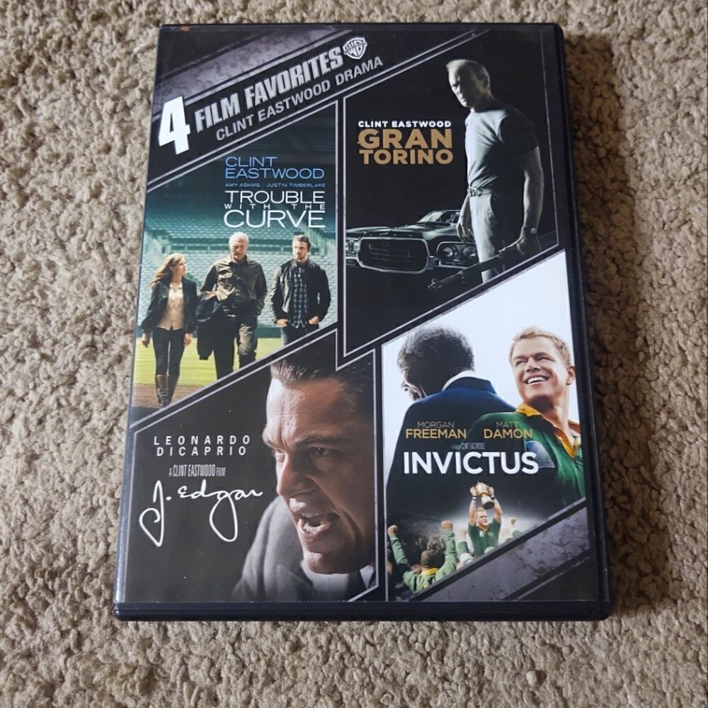 4 Film Favorites - Clint Eastwood Drama DVD PRE-OWNED